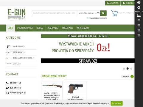 E-gun.pl - internetowe aukcje z bronią