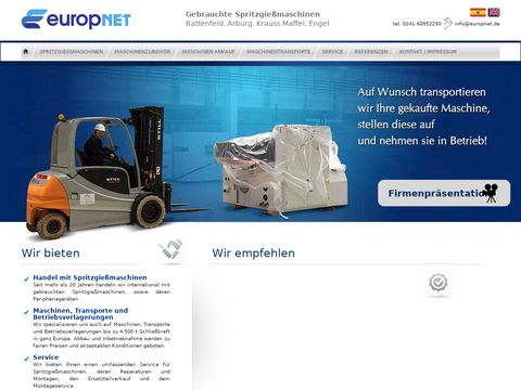 Europnet.de wtryskarki używane
