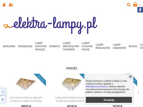 Elektra-lampy.pl - sklep z kinkietami