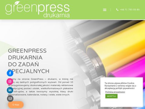 Greenpress.pl - drukarnia Wrocław