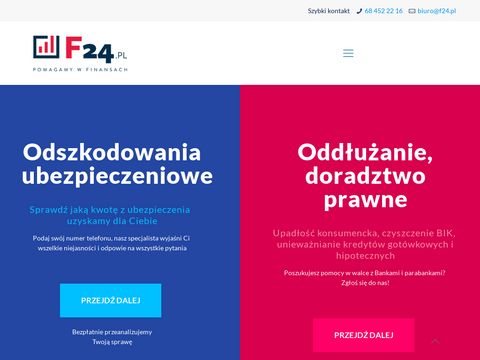 F24.pl odszkodowania ubezpieczeniowe