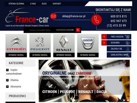 France Car - części do aut francuskich