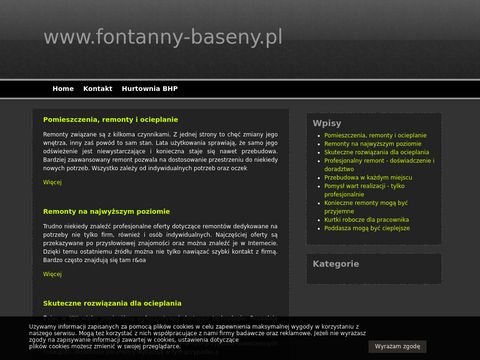 Fontanny-baseny.pl serwis naprawa