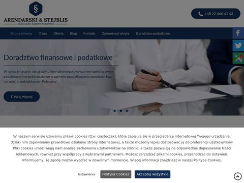 Arendarski-stejblis.pl adwokat Warszawa