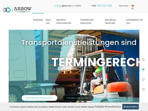 Arrowtcs.com - transport międzynarodowy