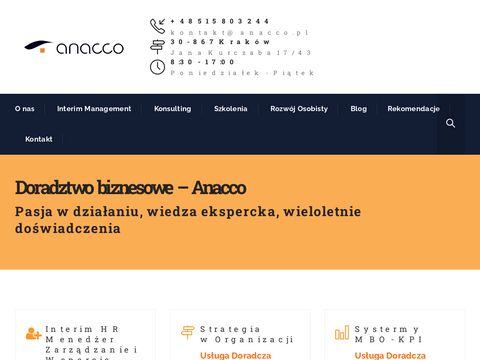 Anacco.pl - szkolenie zarządzanie czasem