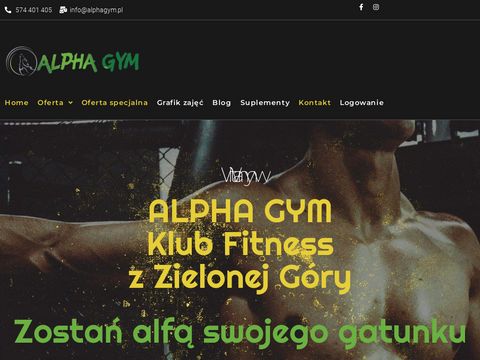 Alphagym.pl klub fitnenss Zielona Góra
