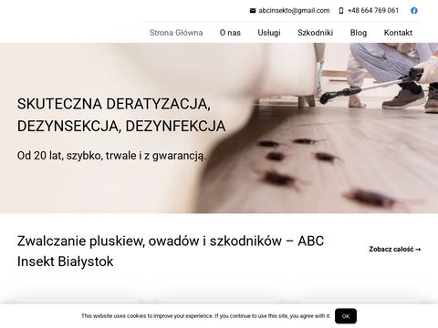Abcinsekt.pl - odpluskwianie Białystok