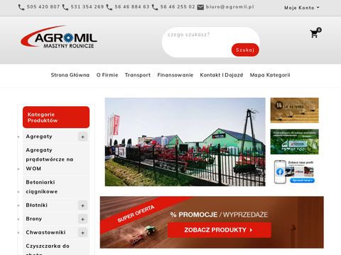Agromil.pl maszyny rolnicze