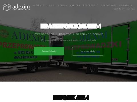 Adexim.pl przeprowadzki biur