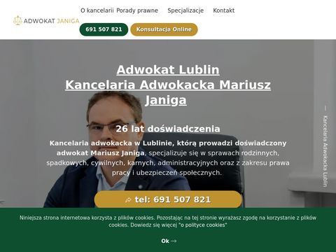 Adwokatjaniga.pl kancelaria prawna Lublin