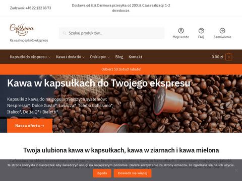 Cafessima.pl kapsułki z kawą
