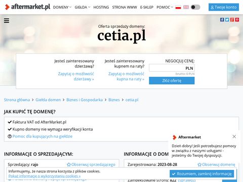 Cetia.pl - zakupy z hurtowni
