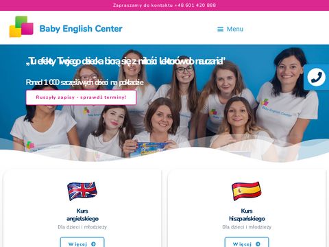 Babyenglishcenter.pl nauka angielskiego