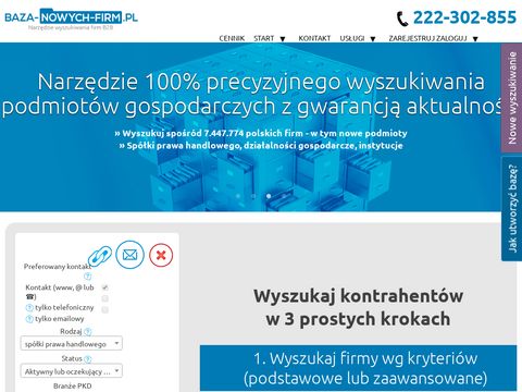 Baza-nowych-firm.pl danych do kupienia