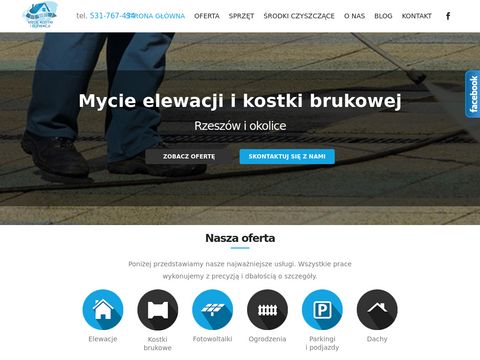 Mycie.rzeszow.pl kostki brukowej