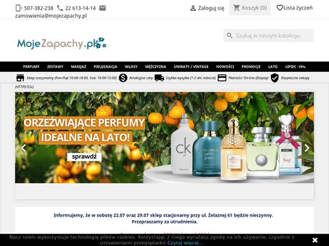 Mojezapachy.pl perfumeria Warszawa