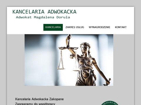 Magdalenadorula.pl - prawnik Zakopane