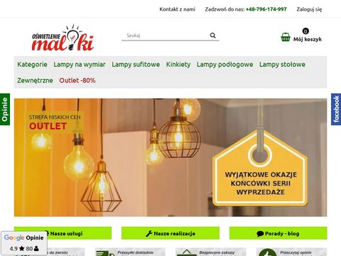 Maliki.pl sklep z oświetleniem