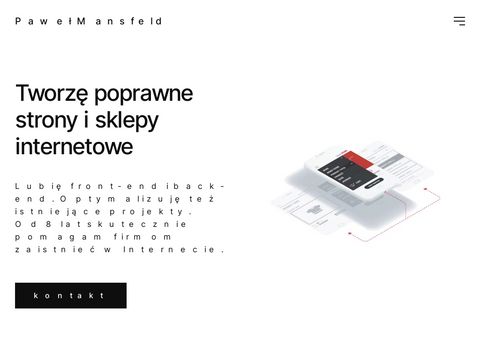Mansfeld.pl - web design