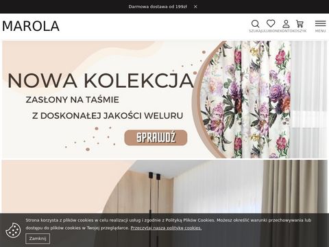 Marola.pl - firanki zasłony sklep internetowy