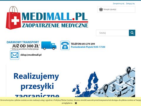 Medimall.pl rękawiczki nitrylowe różowe
