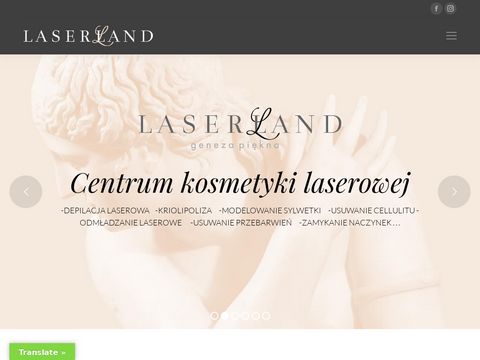Laserland zabieg kriolipoliza Białystok