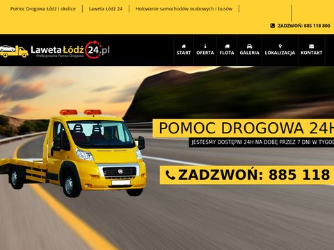 Lawetalodz24.pl pomoc drogowa