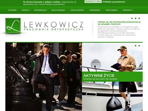 Lewkowicz.com.pl proteza podudzia