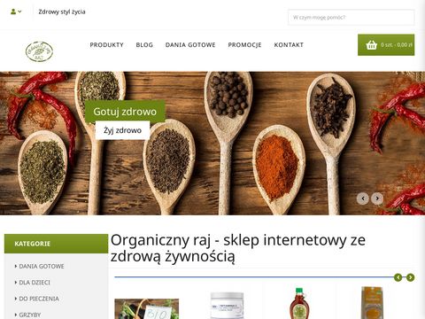 Organicznyraj.pl - ekologiczne jedzenie