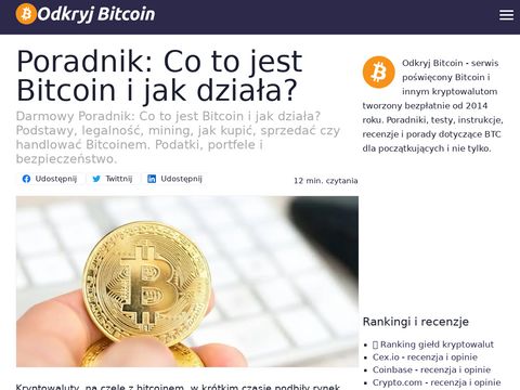 OdkryjBitcoin.pl - kryptowaluty