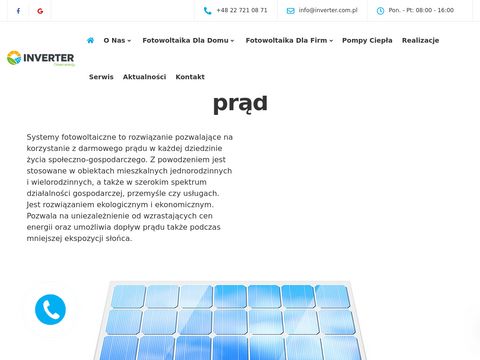 Inverter.com.pl energia odnawialna warszawa