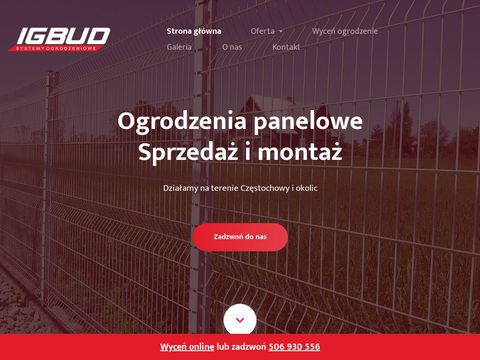 Igbud-ogrodzenia.pl siatka Kraków