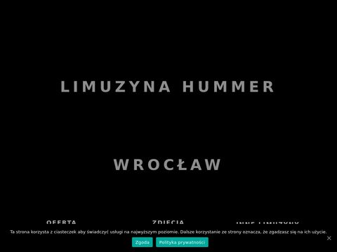 Hummerwroclaw.pl limuzyny w mieście Wrocław