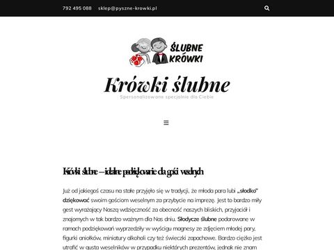 Krowkislubne.pl - słodycze na ślub