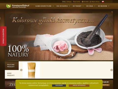Sklep internetowy KosmetycznaGlinka.pl