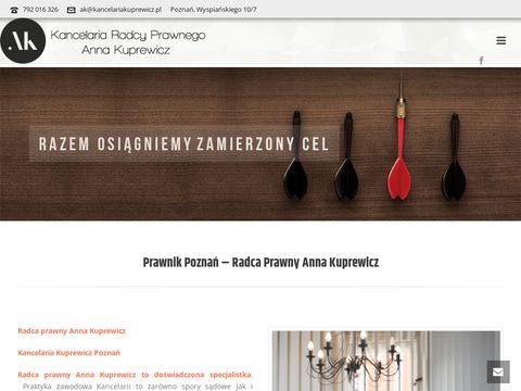 Kancelariakuprewicz.pl radca prawny Poznań