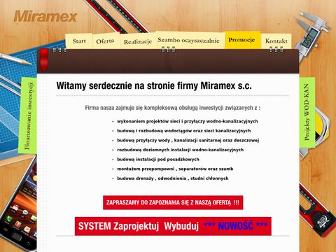 Miramex - wodociągi i kanalizacje