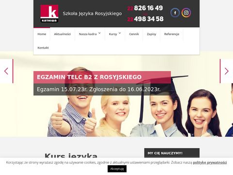 Katiusza.edu.pl język rosyjski online