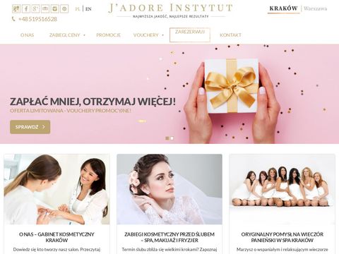 Jadoreinstytut.com salon urody Kraków