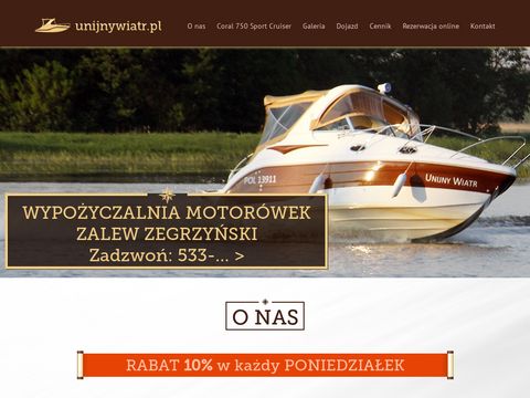 Unijnywiatr.pl - wynajem łodzi