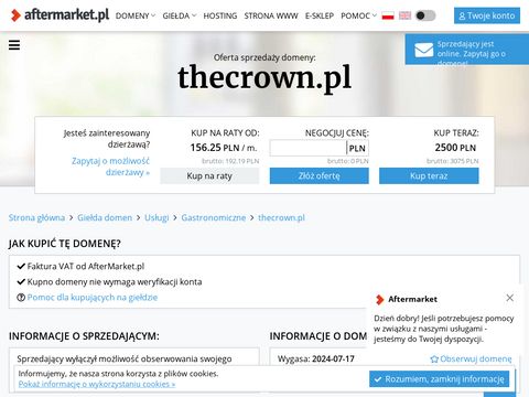 Thecrown.pl jakościowy precel seo