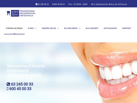 Citydentkonin.pl gabinet stomatologiczny