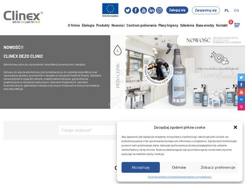 Clinex.com.pl - czym posprzątać