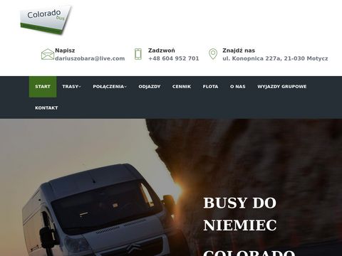 Coloradobus.pl - przewóz osób do Niemiec