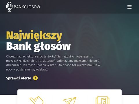 Bankglosow.pl głosy lektorskie