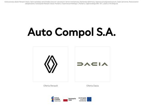 Autocompol.pl dealer dacia Poznań