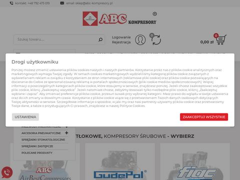 Abc-kompresory.pl sprężarki powietrza aeg