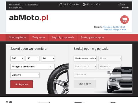 Abmoto.pl - sklep z oponami