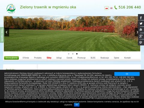 GrasslandFarms.pl - trawnik z rolki
